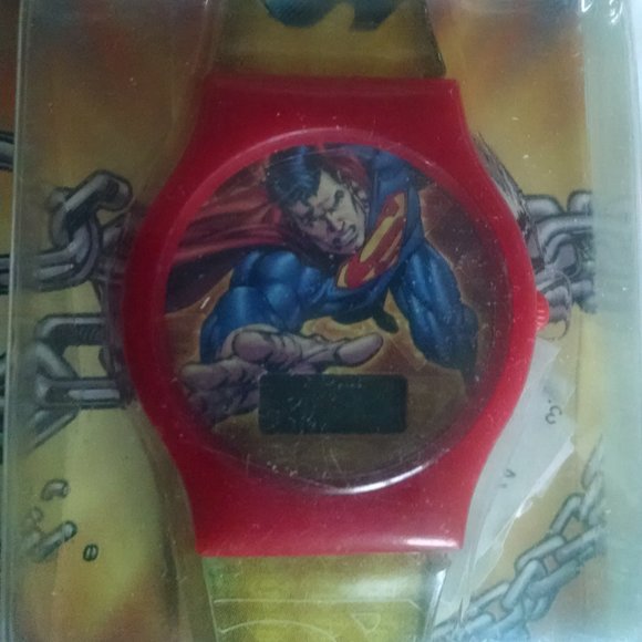 Vintage Rare Super Man Watch